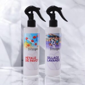 Pack De Parfum De Linge Et D’Ambiance Pétale de pavot et Lavande – 250 ml X2
