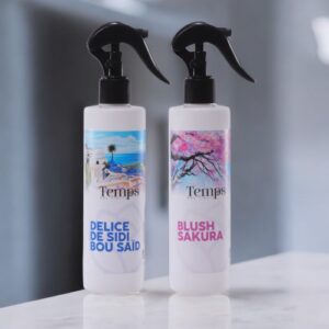 Pack De Parfum De Linge Et D’Ambiance Sidi Bou Said et Sakura – 250 ml X2